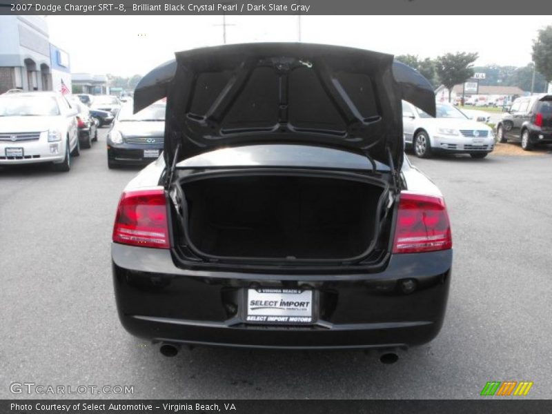 Brilliant Black Crystal Pearl / Dark Slate Gray 2007 Dodge Charger SRT-8