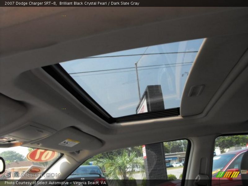 Brilliant Black Crystal Pearl / Dark Slate Gray 2007 Dodge Charger SRT-8