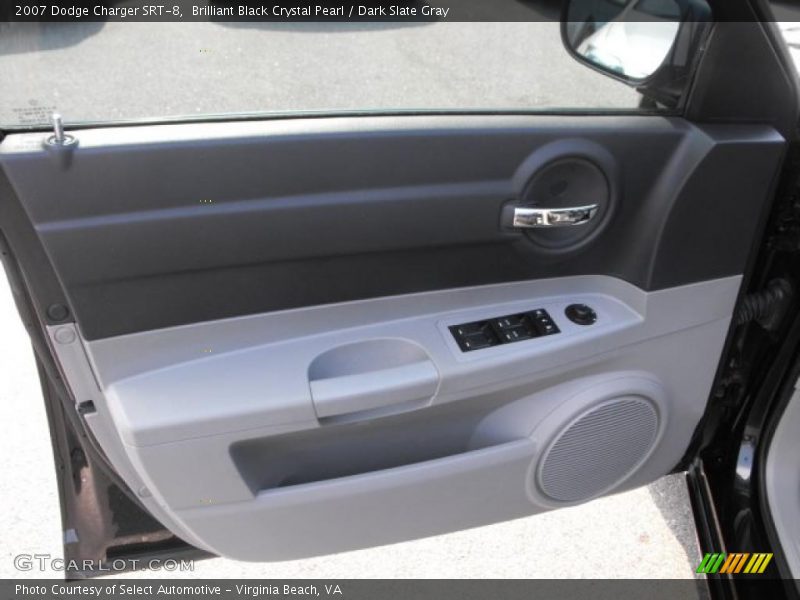 Brilliant Black Crystal Pearl / Dark Slate Gray 2007 Dodge Charger SRT-8