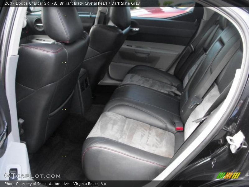 Brilliant Black Crystal Pearl / Dark Slate Gray 2007 Dodge Charger SRT-8