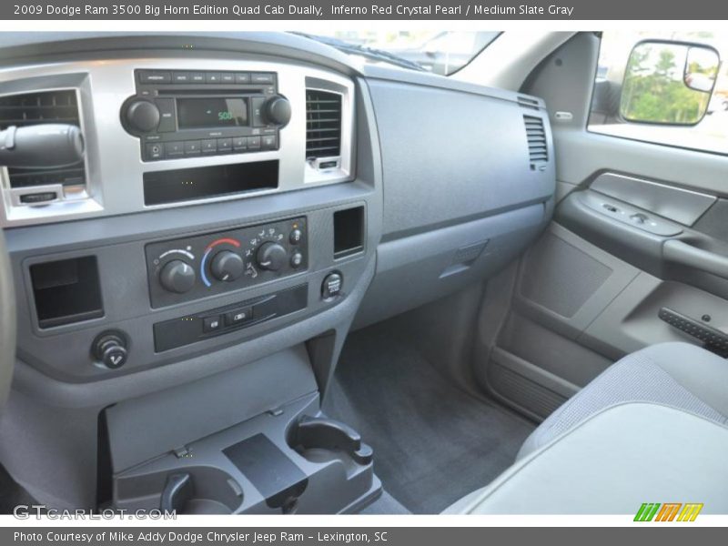 Inferno Red Crystal Pearl / Medium Slate Gray 2009 Dodge Ram 3500 Big Horn Edition Quad Cab Dually