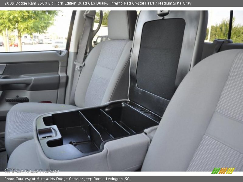 Inferno Red Crystal Pearl / Medium Slate Gray 2009 Dodge Ram 3500 Big Horn Edition Quad Cab Dually