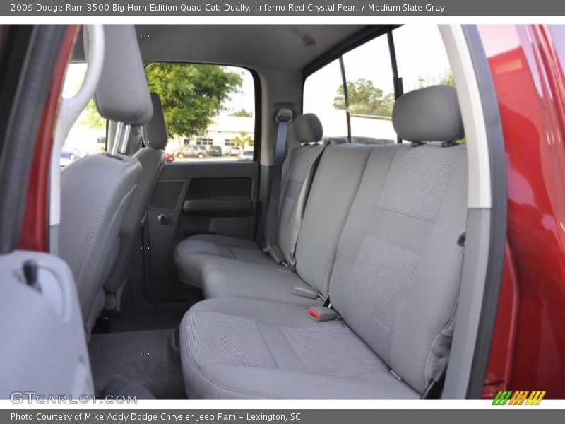 Inferno Red Crystal Pearl / Medium Slate Gray 2009 Dodge Ram 3500 Big Horn Edition Quad Cab Dually