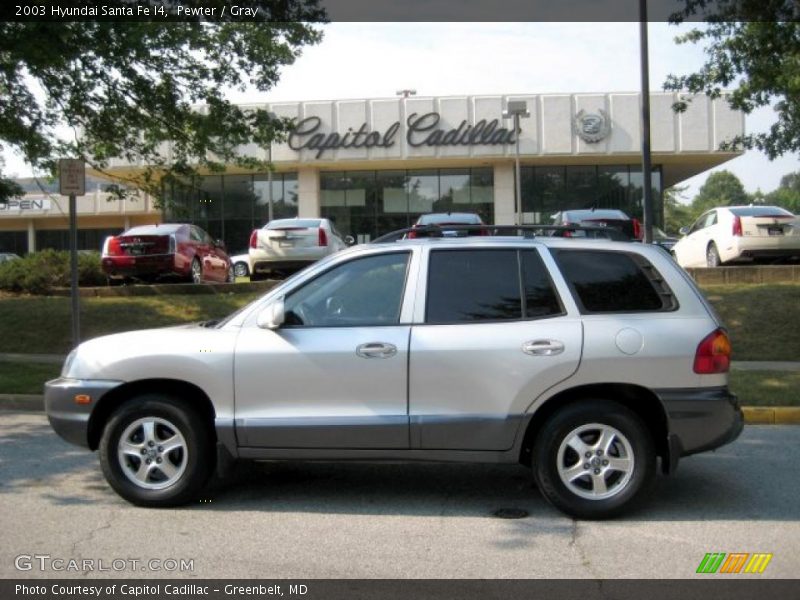Pewter / Gray 2003 Hyundai Santa Fe I4