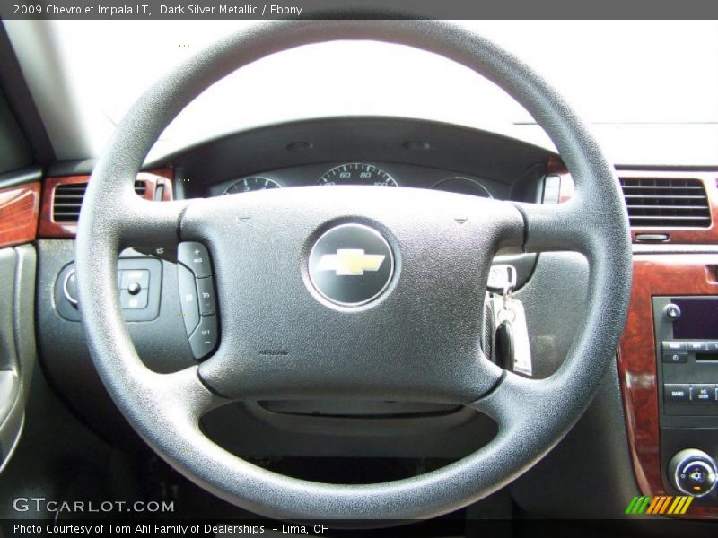 Dark Silver Metallic / Ebony 2009 Chevrolet Impala LT