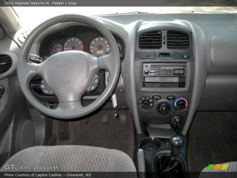 Pewter / Gray 2003 Hyundai Santa Fe I4