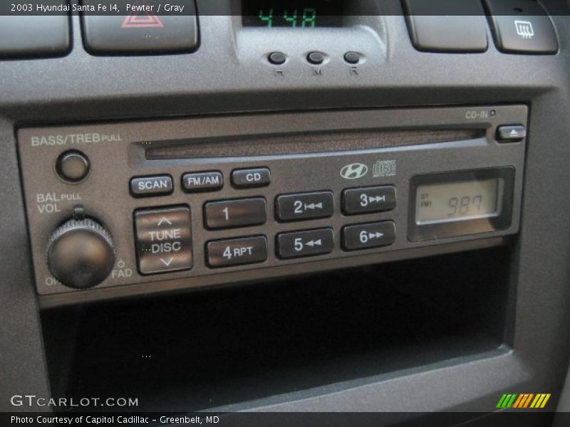 Pewter / Gray 2003 Hyundai Santa Fe I4