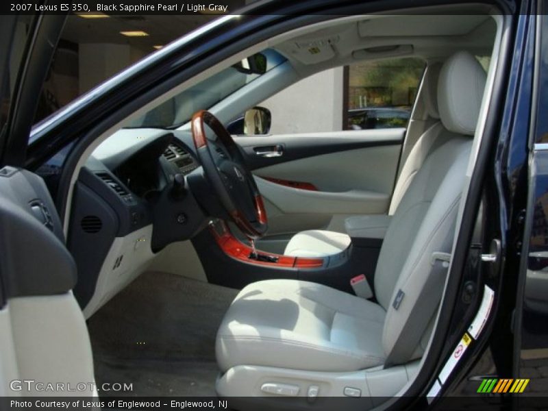 Black Sapphire Pearl / Light Gray 2007 Lexus ES 350