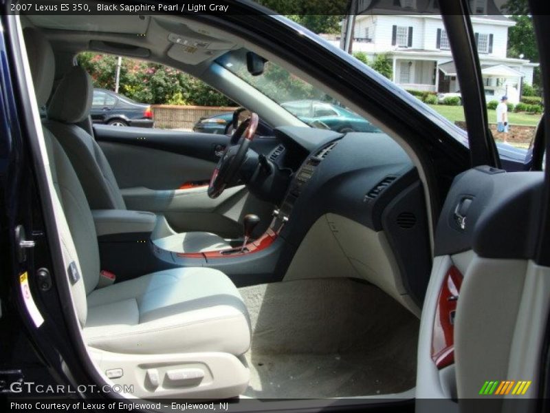 Black Sapphire Pearl / Light Gray 2007 Lexus ES 350