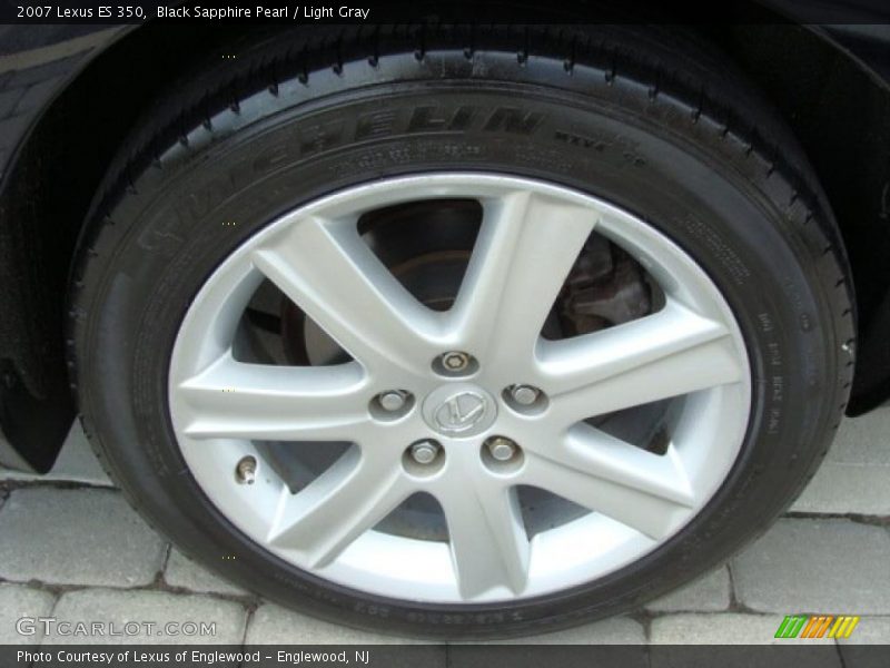 Black Sapphire Pearl / Light Gray 2007 Lexus ES 350