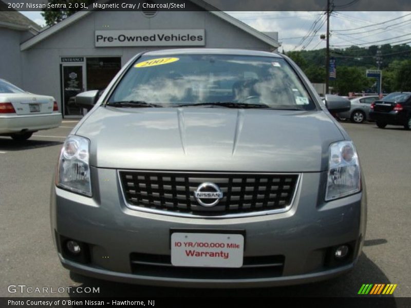 Magnetic Gray / Charcoal/Steel 2007 Nissan Sentra 2.0 SL