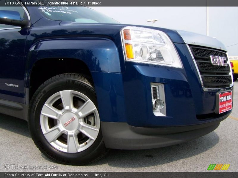 Atlantic Blue Metallic / Jet Black 2010 GMC Terrain SLE