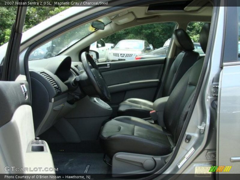 Magnetic Gray / Charcoal/Steel 2007 Nissan Sentra 2.0 SL