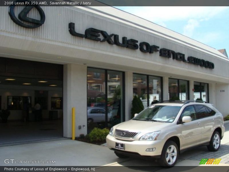 Savannah Metallic / Ivory 2008 Lexus RX 350 AWD