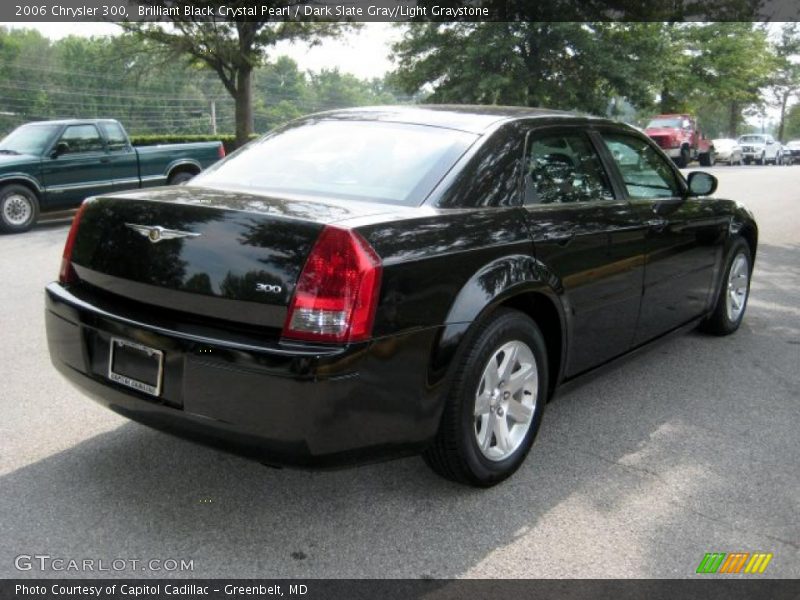 Brilliant Black Crystal Pearl / Dark Slate Gray/Light Graystone 2006 Chrysler 300