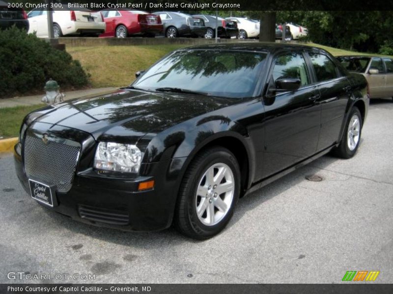 Brilliant Black Crystal Pearl / Dark Slate Gray/Light Graystone 2006 Chrysler 300