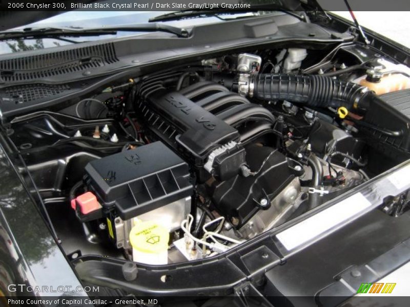 Brilliant Black Crystal Pearl / Dark Slate Gray/Light Graystone 2006 Chrysler 300