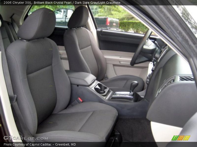 Brilliant Black Crystal Pearl / Dark Slate Gray/Light Graystone 2006 Chrysler 300