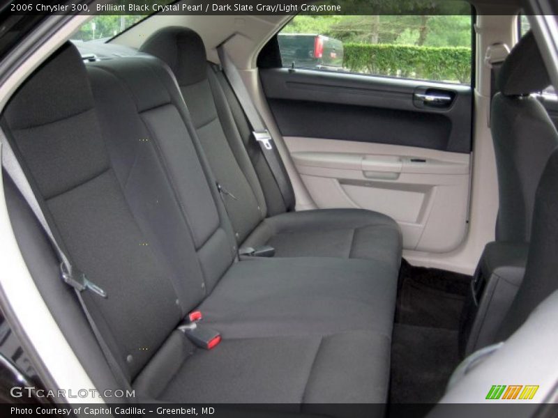 Brilliant Black Crystal Pearl / Dark Slate Gray/Light Graystone 2006 Chrysler 300
