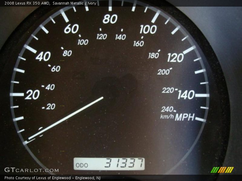 Savannah Metallic / Ivory 2008 Lexus RX 350 AWD