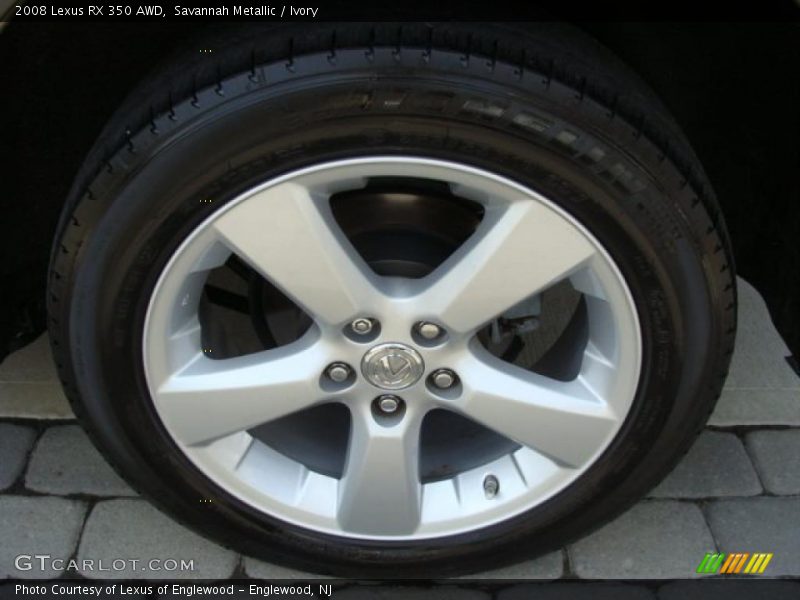 Savannah Metallic / Ivory 2008 Lexus RX 350 AWD