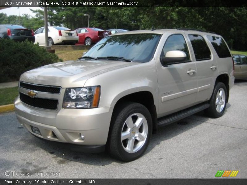 Gold Mist Metallic / Light Cashmere/Ebony 2007 Chevrolet Tahoe LS 4x4