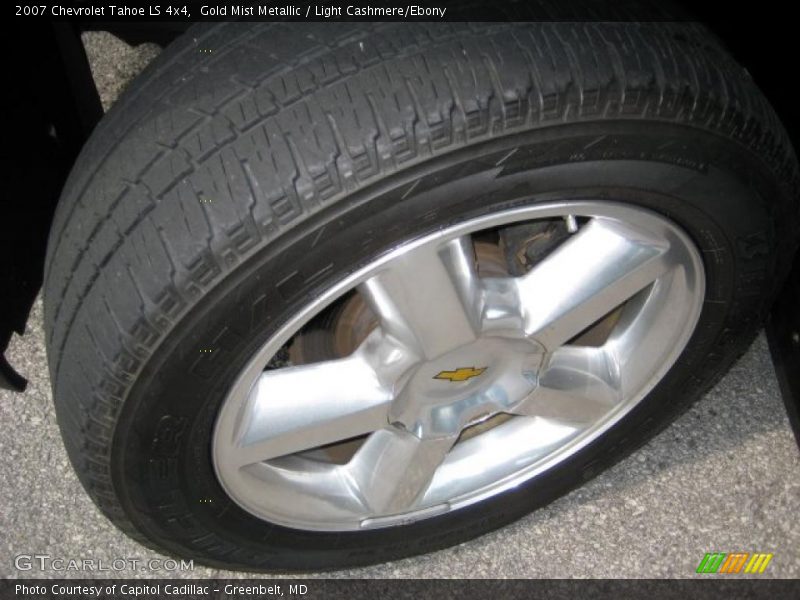 Gold Mist Metallic / Light Cashmere/Ebony 2007 Chevrolet Tahoe LS 4x4