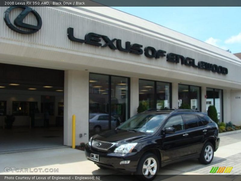 Black Onyx / Black 2008 Lexus RX 350 AWD