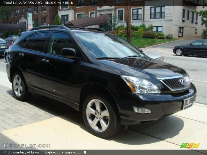 Black Onyx / Black 2008 Lexus RX 350 AWD