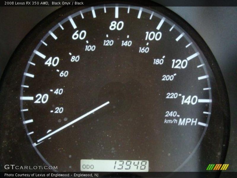 Black Onyx / Black 2008 Lexus RX 350 AWD