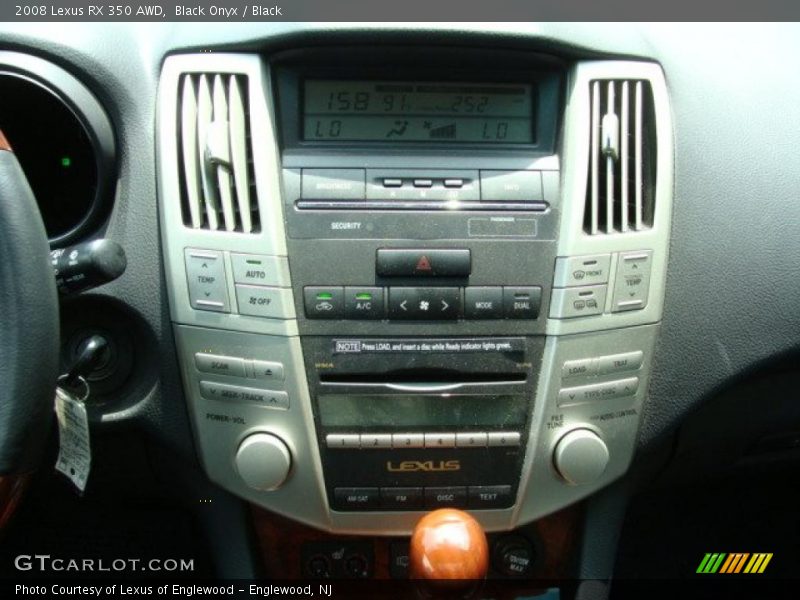 Black Onyx / Black 2008 Lexus RX 350 AWD