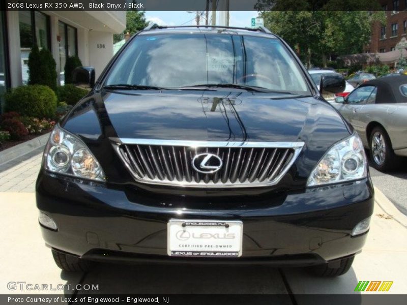 Black Onyx / Black 2008 Lexus RX 350 AWD