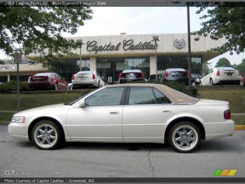 White Diamond / Neutral Shale 2002 Cadillac Seville SLS