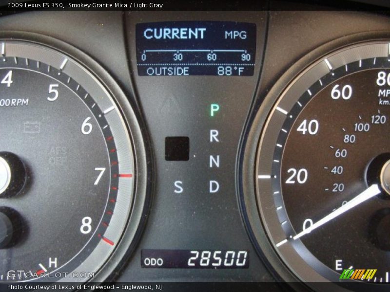 Smokey Granite Mica / Light Gray 2009 Lexus ES 350