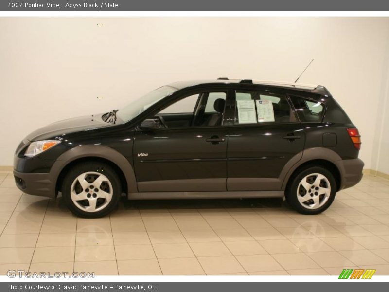 Abyss Black / Slate 2007 Pontiac Vibe