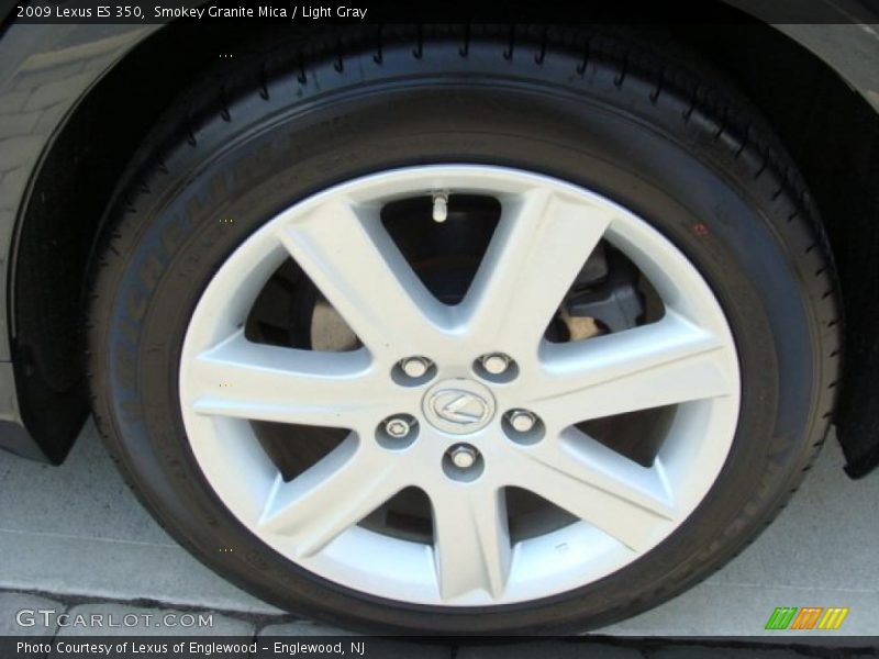 Smokey Granite Mica / Light Gray 2009 Lexus ES 350