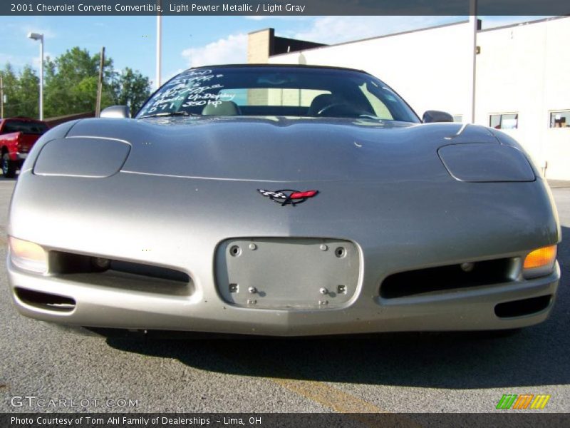 Light Pewter Metallic / Light Gray 2001 Chevrolet Corvette Convertible