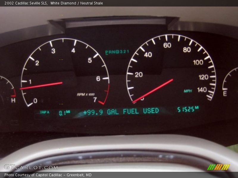 White Diamond / Neutral Shale 2002 Cadillac Seville SLS