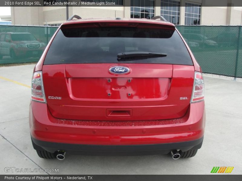 Red Candy Metallic / Medium Light Stone 2010 Ford Edge SEL