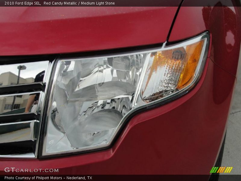 Red Candy Metallic / Medium Light Stone 2010 Ford Edge SEL