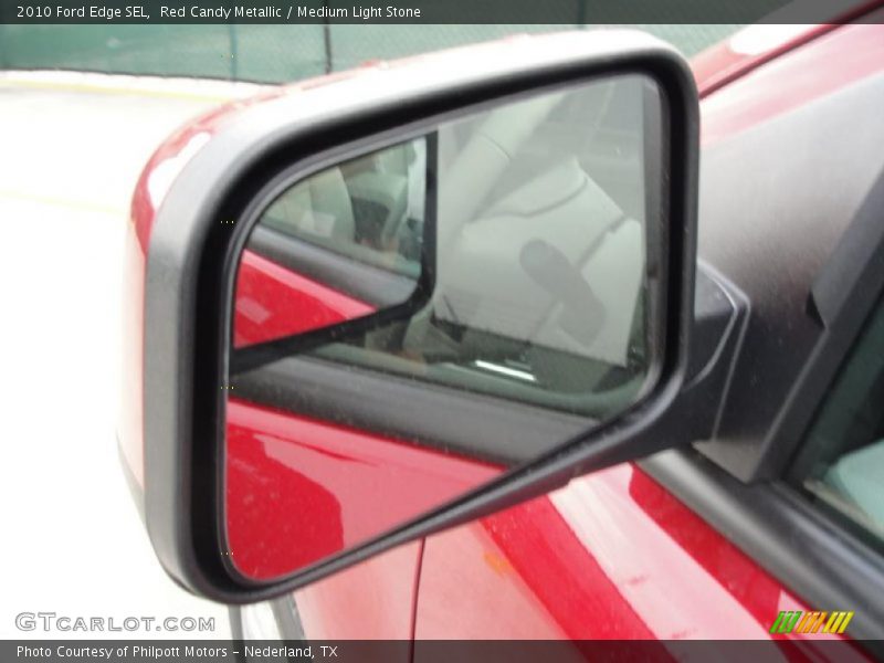 Red Candy Metallic / Medium Light Stone 2010 Ford Edge SEL