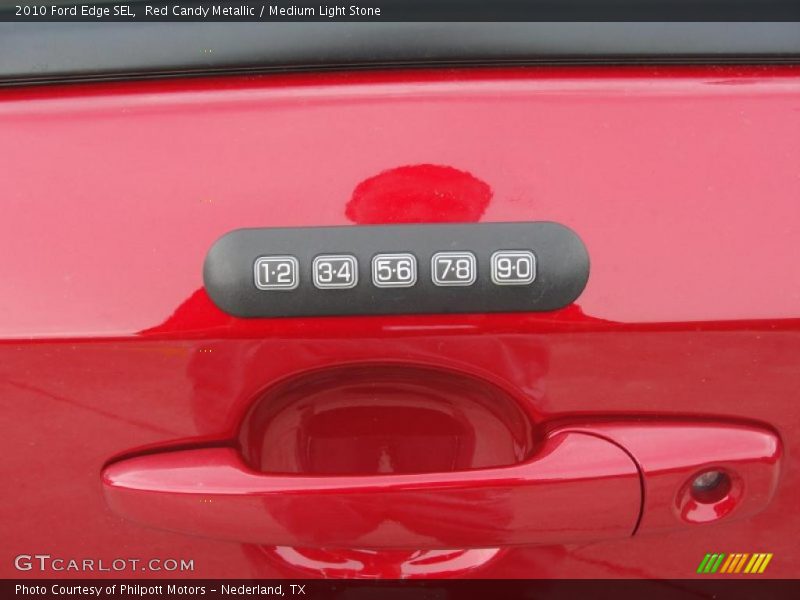 Red Candy Metallic / Medium Light Stone 2010 Ford Edge SEL