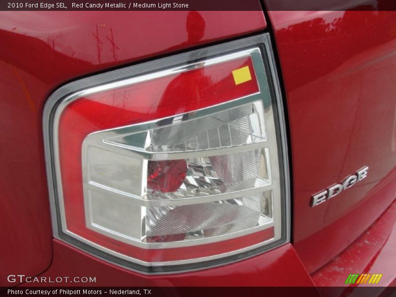 Red Candy Metallic / Medium Light Stone 2010 Ford Edge SEL