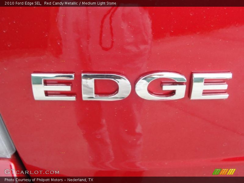 Red Candy Metallic / Medium Light Stone 2010 Ford Edge SEL