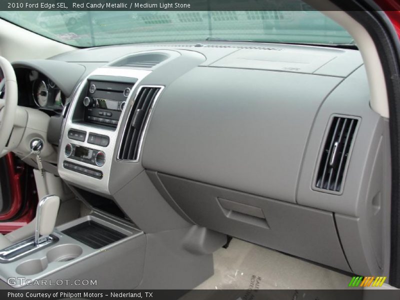 Red Candy Metallic / Medium Light Stone 2010 Ford Edge SEL