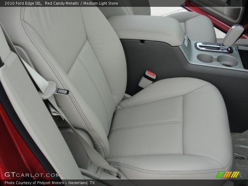 Red Candy Metallic / Medium Light Stone 2010 Ford Edge SEL