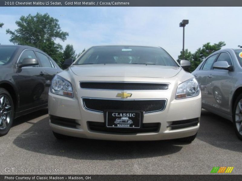 Gold Mist Metallic / Cocoa/Cashmere 2010 Chevrolet Malibu LS Sedan