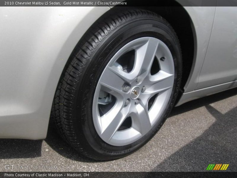 Gold Mist Metallic / Cocoa/Cashmere 2010 Chevrolet Malibu LS Sedan