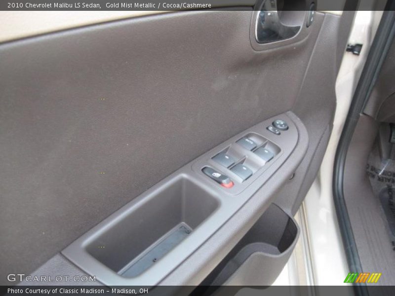 Gold Mist Metallic / Cocoa/Cashmere 2010 Chevrolet Malibu LS Sedan