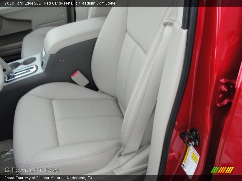 Red Candy Metallic / Medium Light Stone 2010 Ford Edge SEL